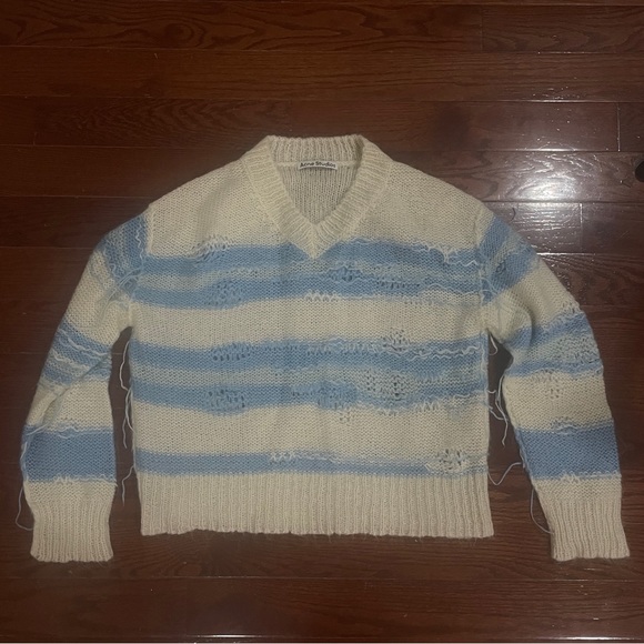 Acne Studios Mohair Striped Sweater - Picture 6 of 6